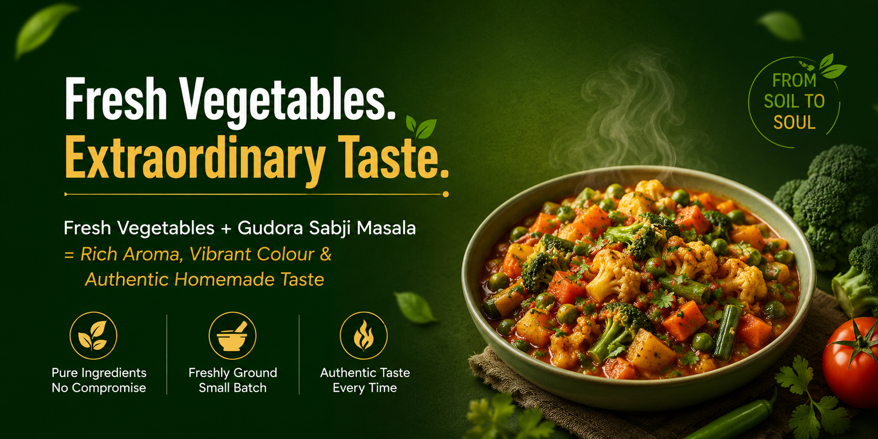 Gudora Description sabji masala